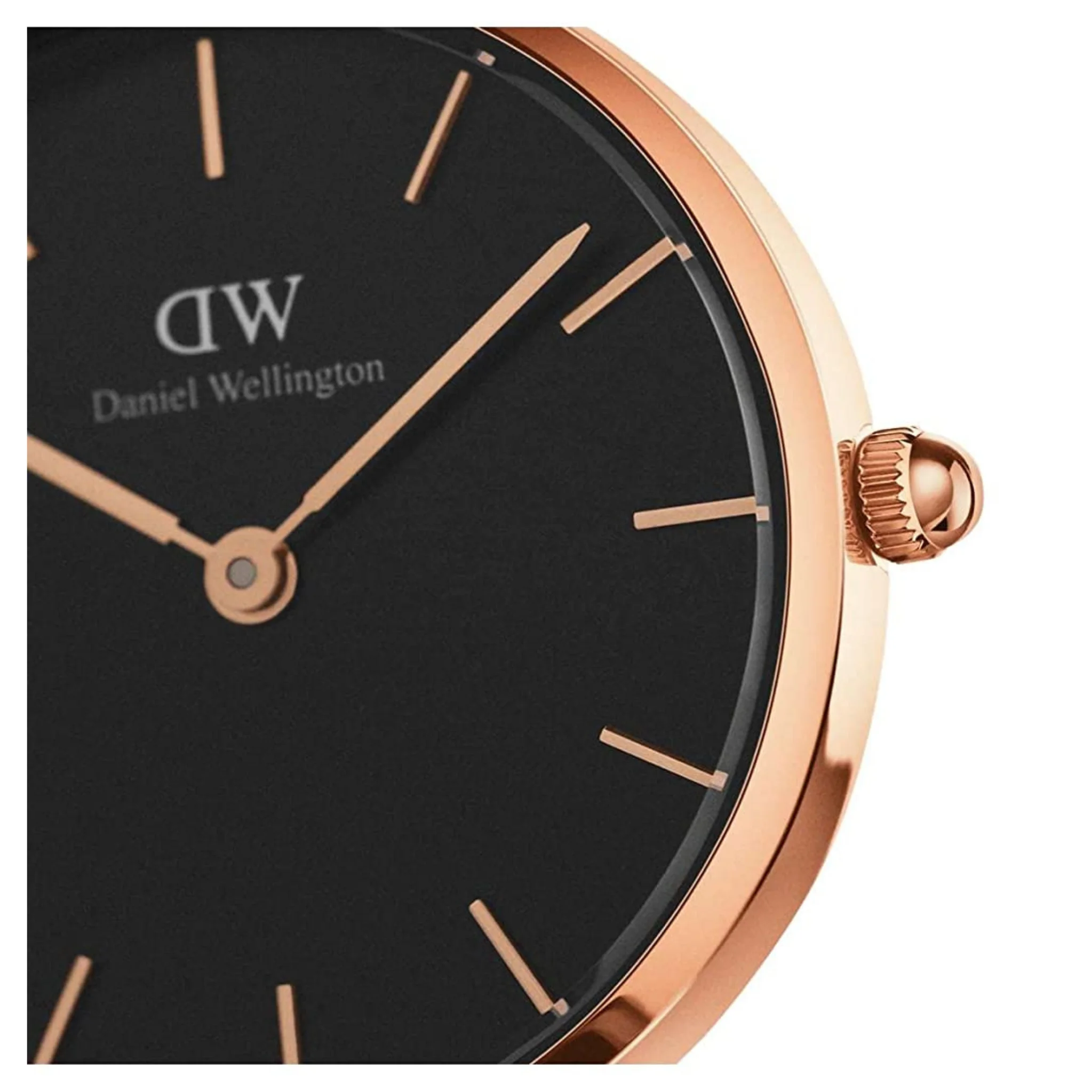 Daniel Wellington Petite 28 Ashfield RG Black-DW00100245