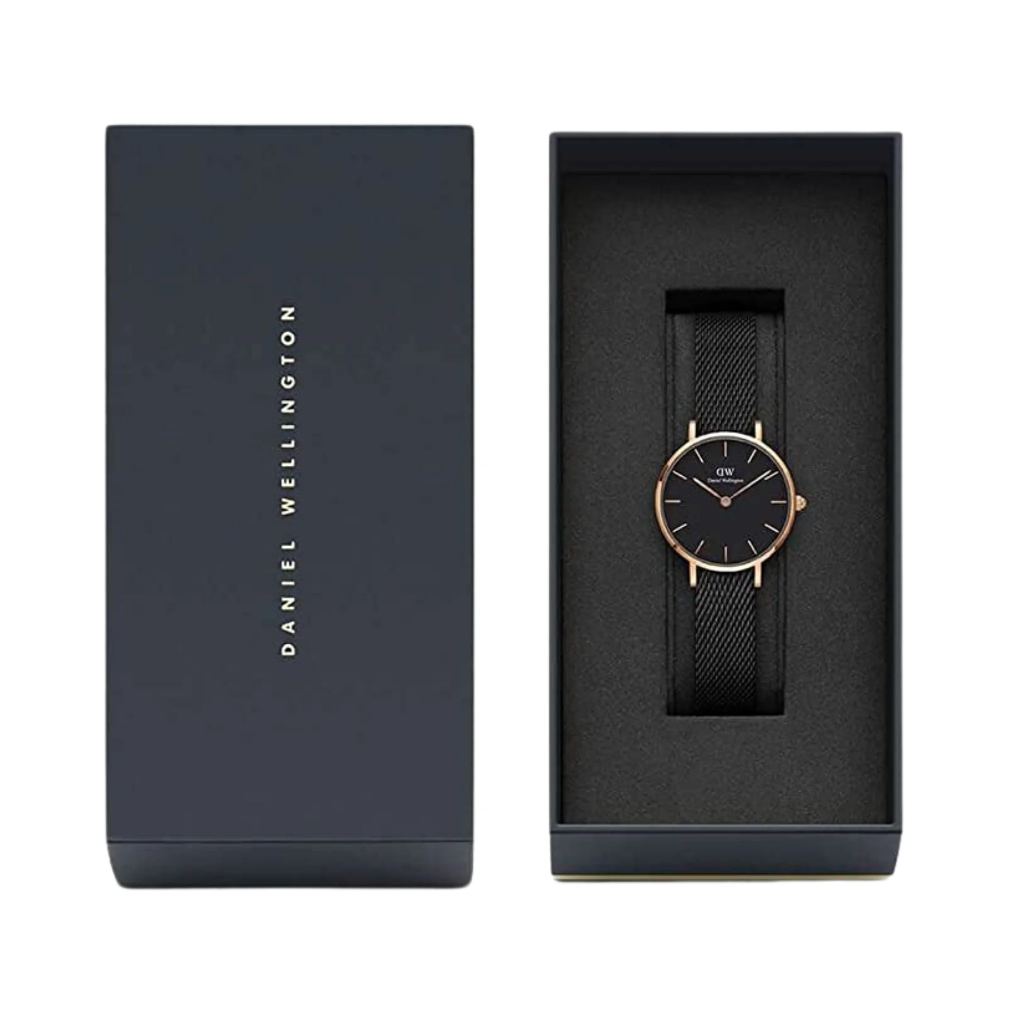 Daniel Wellington Petite 28 Ashfield RG Black-DW00100245