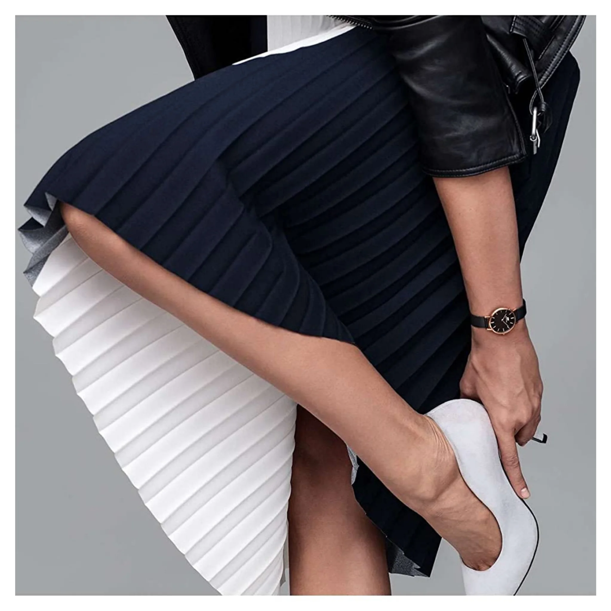 Daniel Wellington Petite 28 Ashfield RG Black-DW00100245