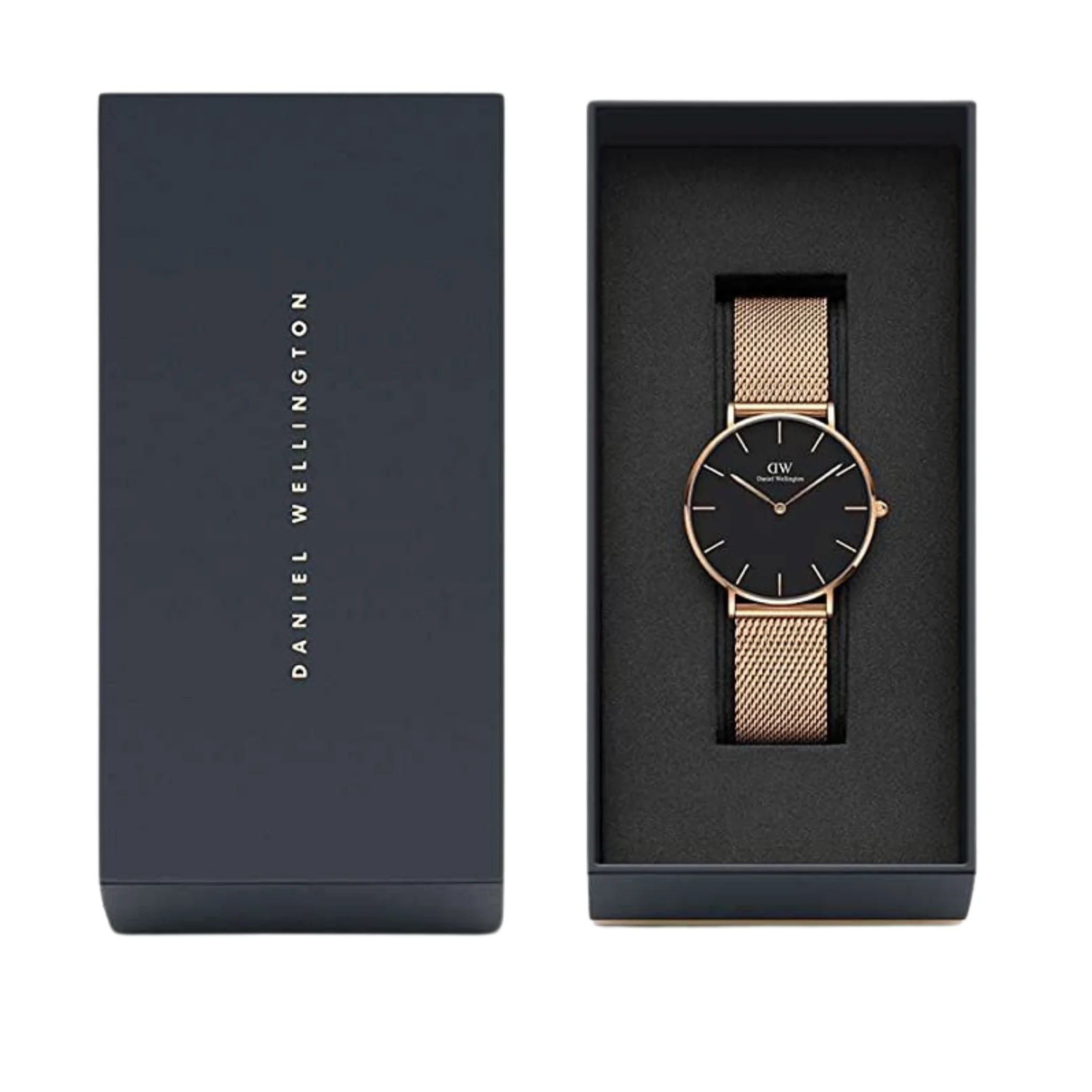 Daniel Wellington Petite 36 Melrose RG Black-DW00100303