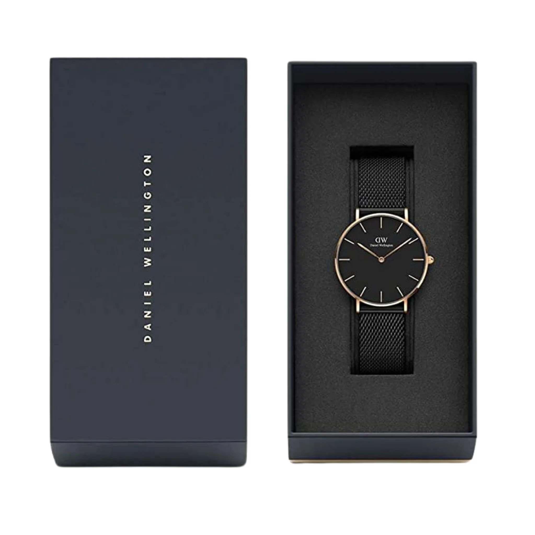 Daniel Wellington Petite 36 Ashfield RG Black-DW00100307