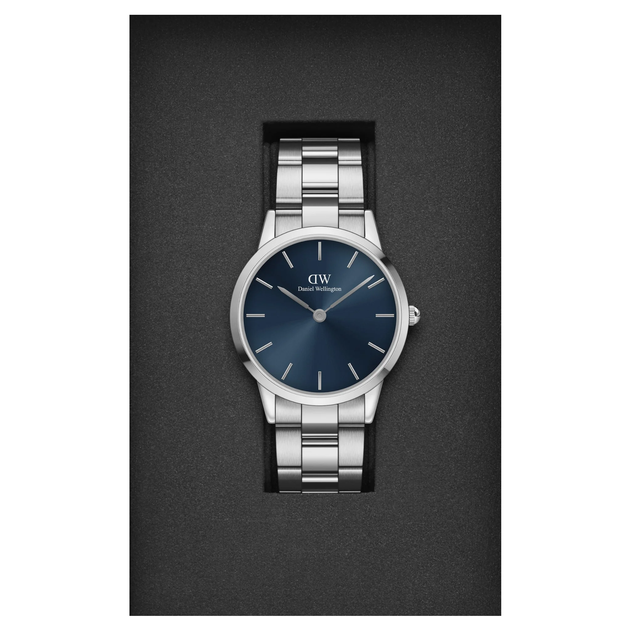 Daniel Wellington Iconic Link Arctic 40 S Blue-DW00100448