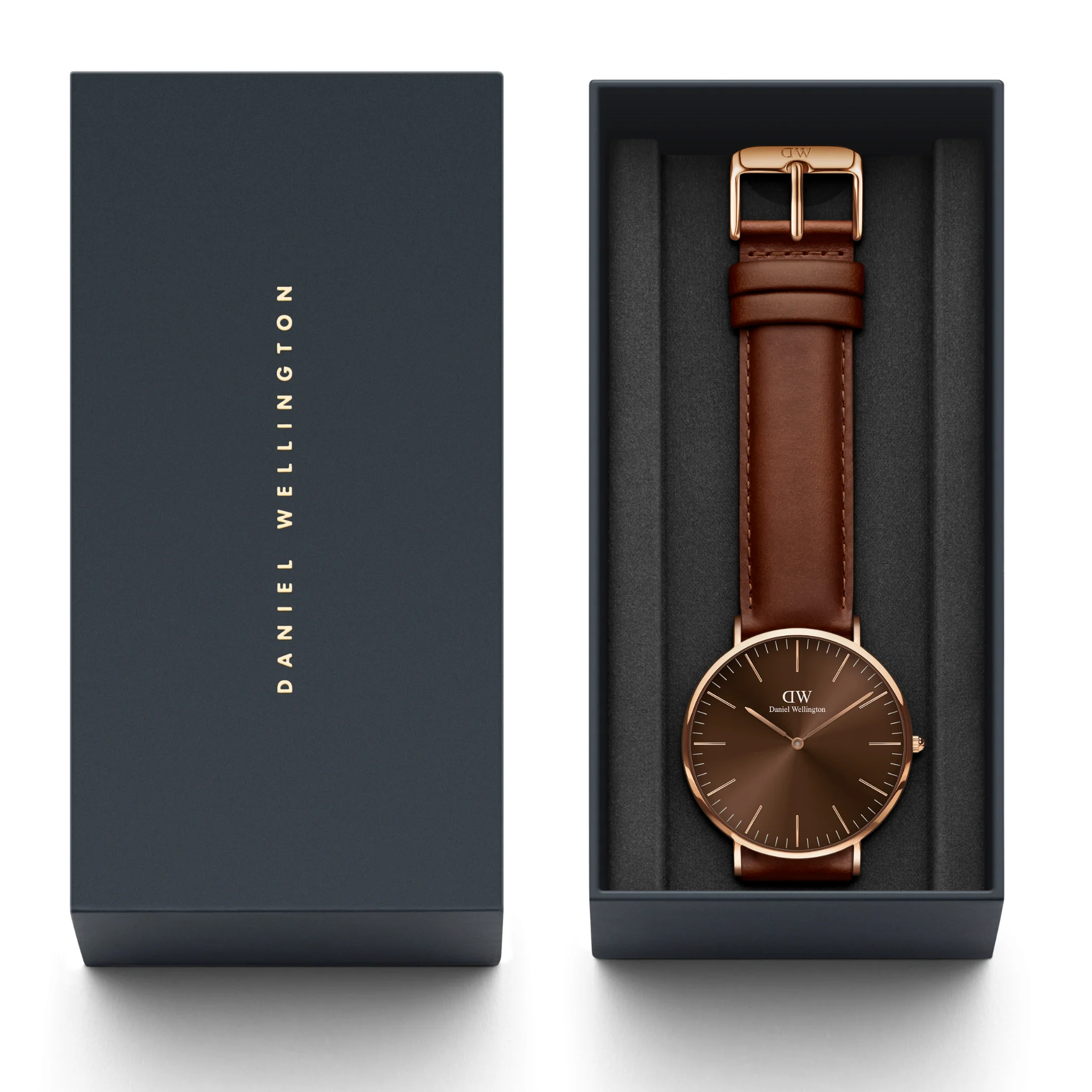 Daniel Wellington Classic 40 St Mawes RG Amber -DW00100627K