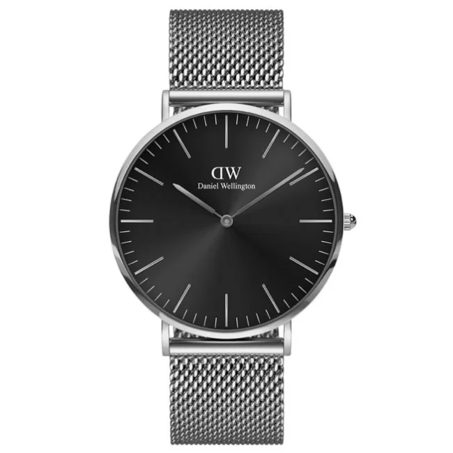 Daniel wellington Men Classic Round Silver Watches-DW00100629K