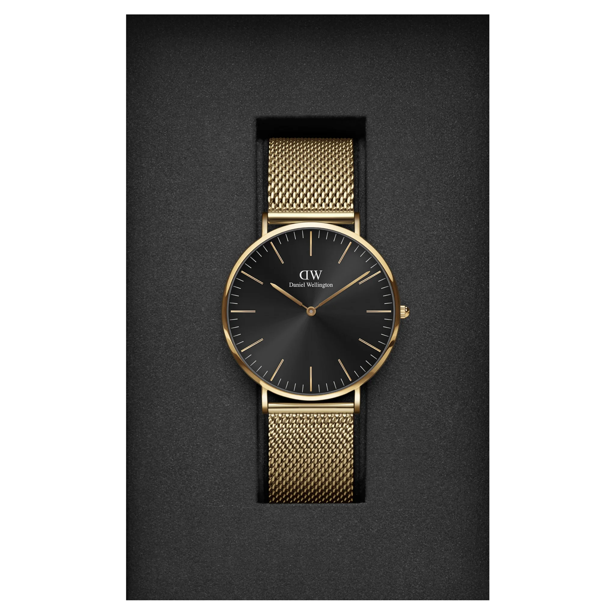 Daniel Wellington Classic 40 Evergold G Onyx-DW00100631K