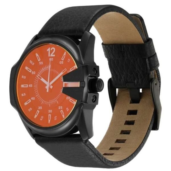 Diesel Round Black Men Watch Dz1657