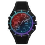 Diesel Round Black Men Watch Dz1986