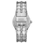 Diesel Round Silver Men Watch Dz2185