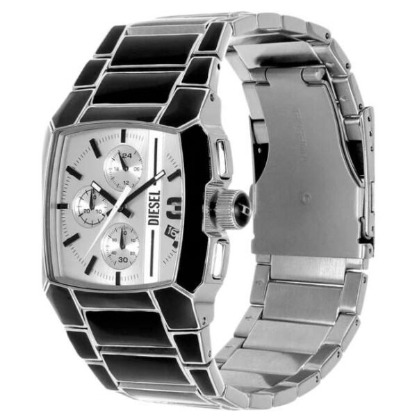 Diesel Square Silver Men Watch Dz4646