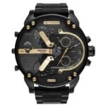 Diesel Round Black Men Watch Dz7435