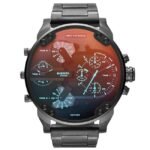 Diesel Round Black Men Watch Dz7452