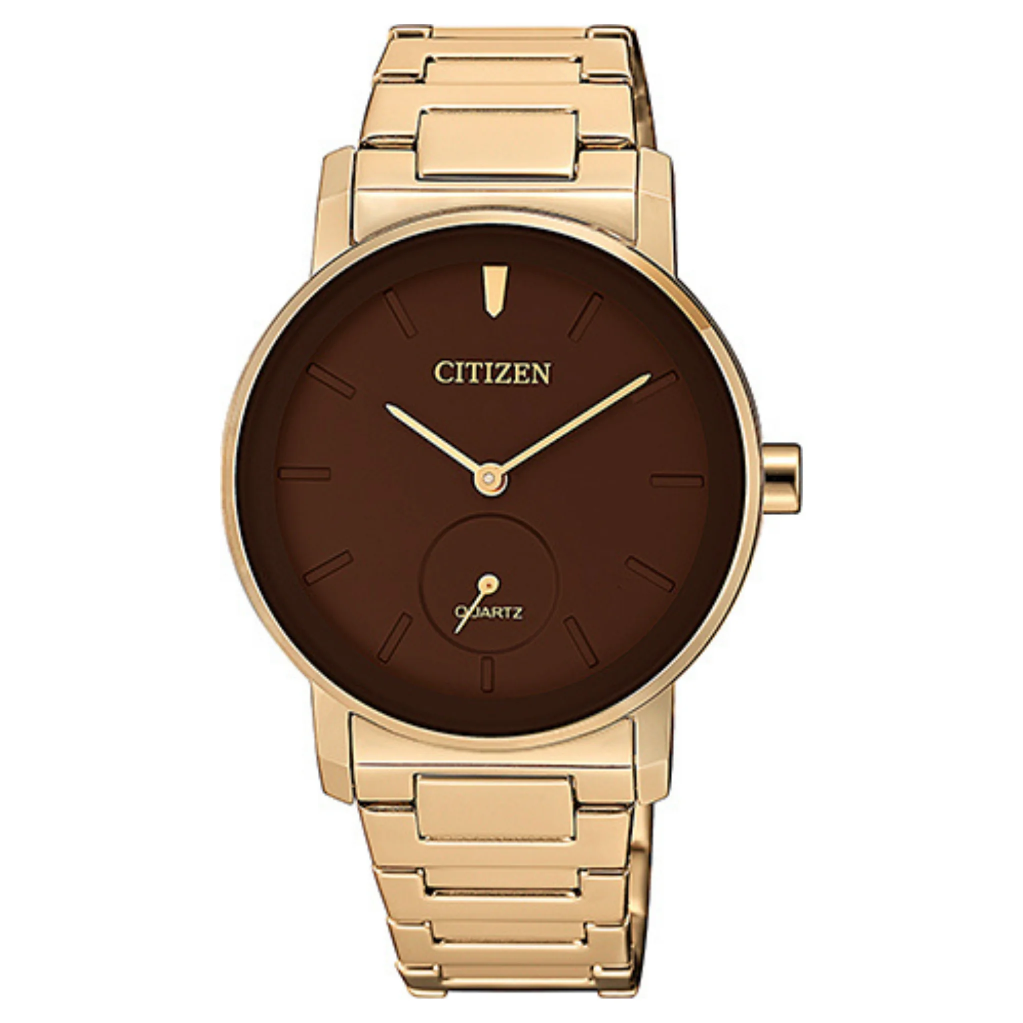 Citizen Quartz Brown Watch For Women -EQ9063-55X