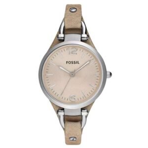 Fossil Round Beige Women Watch Es2830