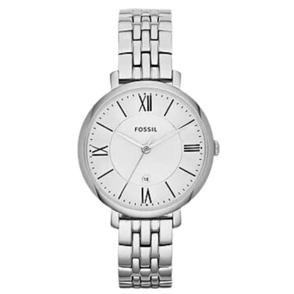 Fossil Round Silver Women Watch Es3433