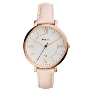 Fossil Round White Women Watch Es3988