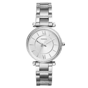 Fossil Round Silver Women Watch Es4341
