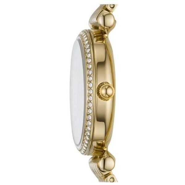 Fossil Round White Mother Of Pearl Women Watch Es4735