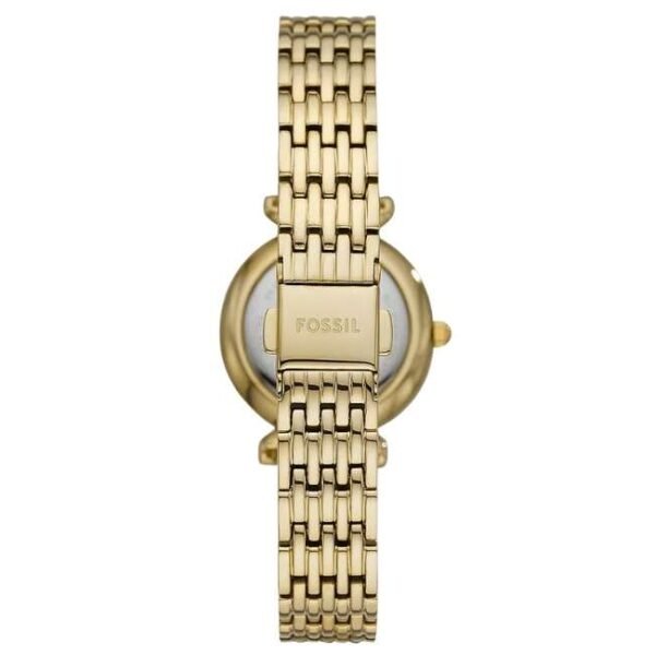 Fossil Round White Mother Of Pearl Women Watch Es4735