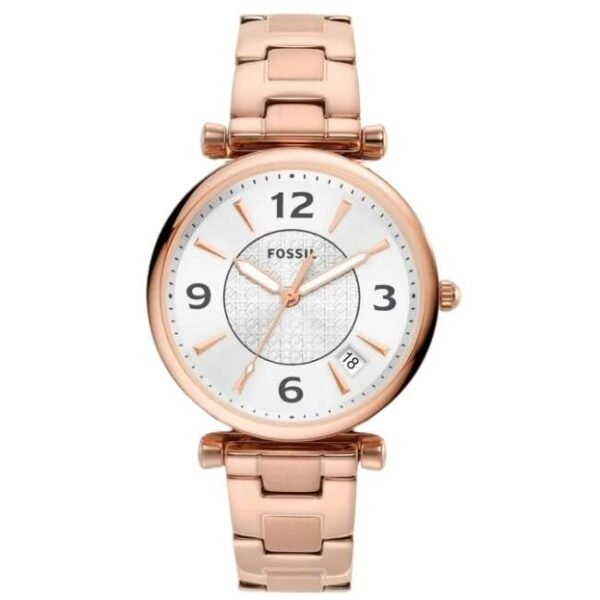 Fossil Round Silver Women Watch Es5158