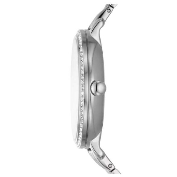 Fossil Round White Mother Of Pearl Women Watch Es5164