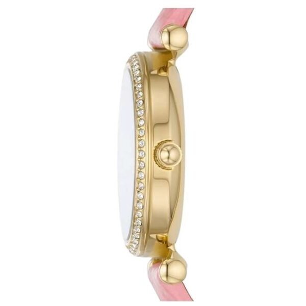 Fossil Round Pink Mother Of Pearl Women Watch Es5177