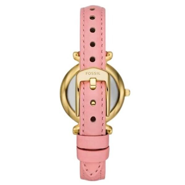 Fossil Round Pink Mother Of Pearl Women Watch Es5177