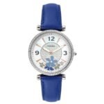 Fossil Round Mother Of Pearl, White Women Watch Es5188