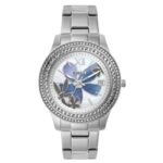 Fossil Round Mother Of Pearl, White Women Watch Es5191