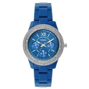 Fossil Round Blue Women Watch Es5193