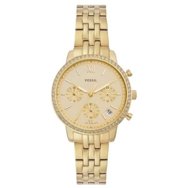 Fossil Round Gold Women Watch Es5219