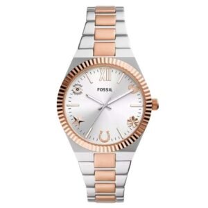 Fossil Round Silver Women Watch Es5261