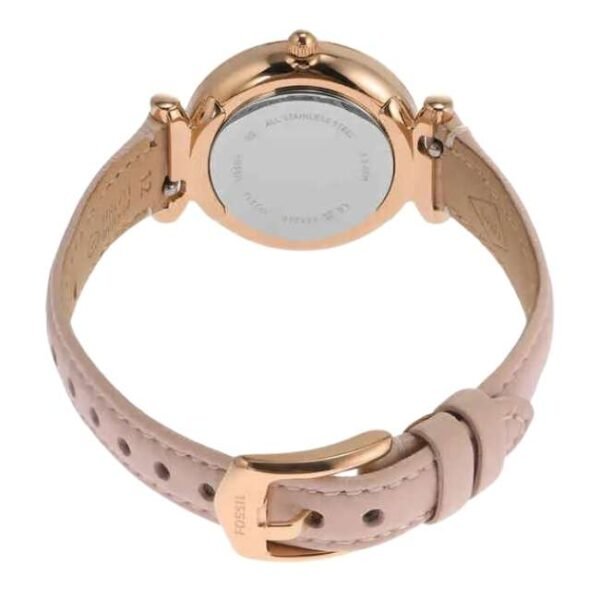 Fossil Round Mother Of Pearl, White Women Watch Es5268