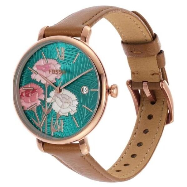 Fossil Round Green Women Watch Es5274