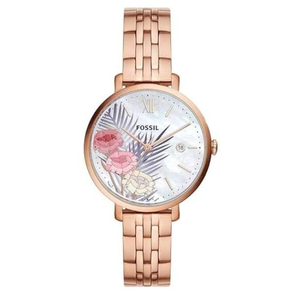 Fossil Round Mother Of Pearl Women Watch Es5275
