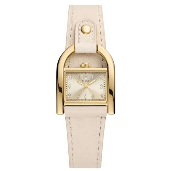 Fossil Rect/East-West Gold Women Watch Es5280