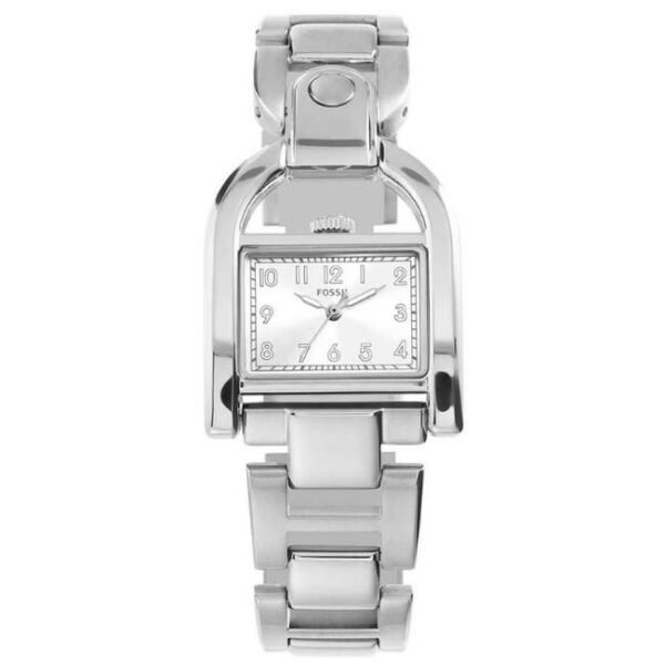 Fossil Rect/East-West Silver Women Watch Es5326