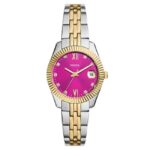 Fossil Round Pink Women Watch Es5337