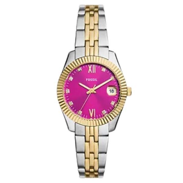 Fossil Round Pink Women Watch Es5337