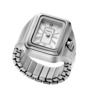 Fossil Rect/North-South Silver Women Watch Es5344