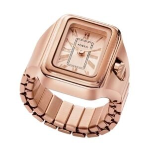 Fossil Rect/North-South Rose Gold Women Watch Es5345