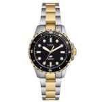 Fossil Round Black Women Watch Es5349