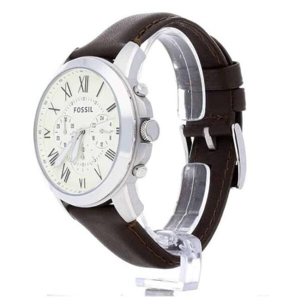 Fossil Round Cream Men Watch Fs4735