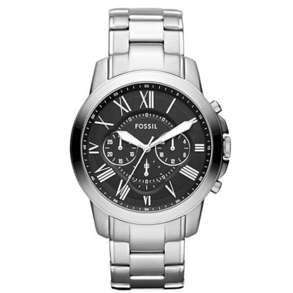 Fossil Round Black Men Watch Fs4736