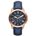 Fossil Round Blue Men Watch Fs4835