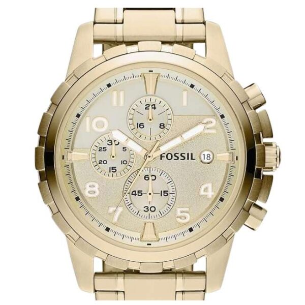 Fossil Round Champagne Men Watch Fs4867
