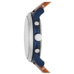 Fossil Round Blue Men Watch Fs5151