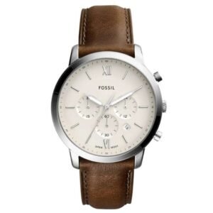 Fossil Round Cream Men Watch Fs5380