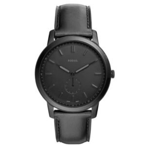 Fossil Round Black Men Watch Fs5447