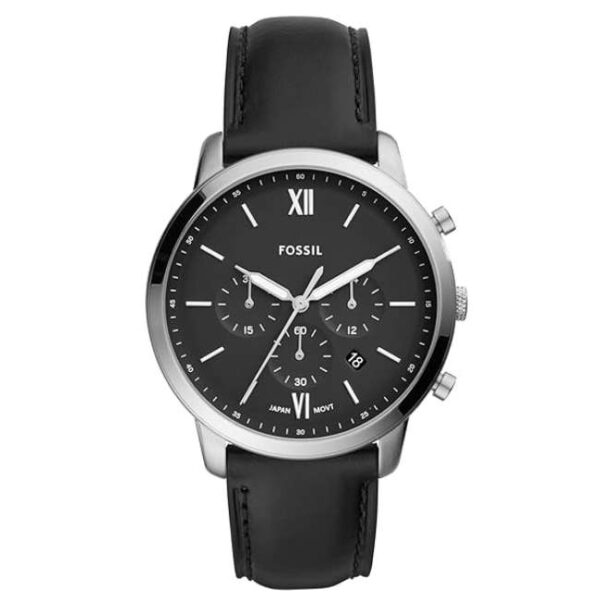 Fossil Round Black Men Watch Fs5452