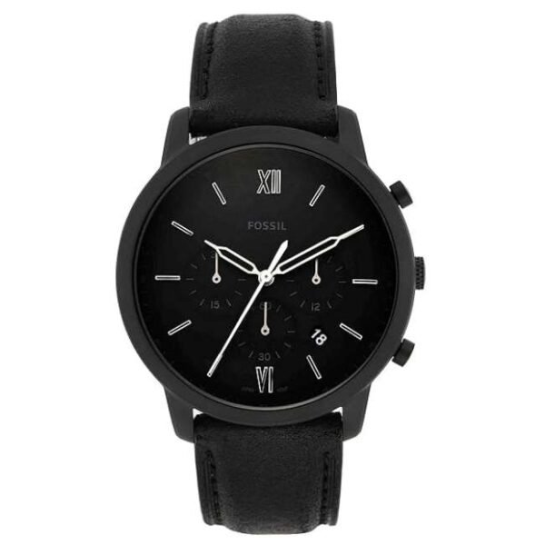 Fossil Round Black Men Watch Fs5503